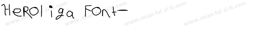 Heroliga Font字体转换